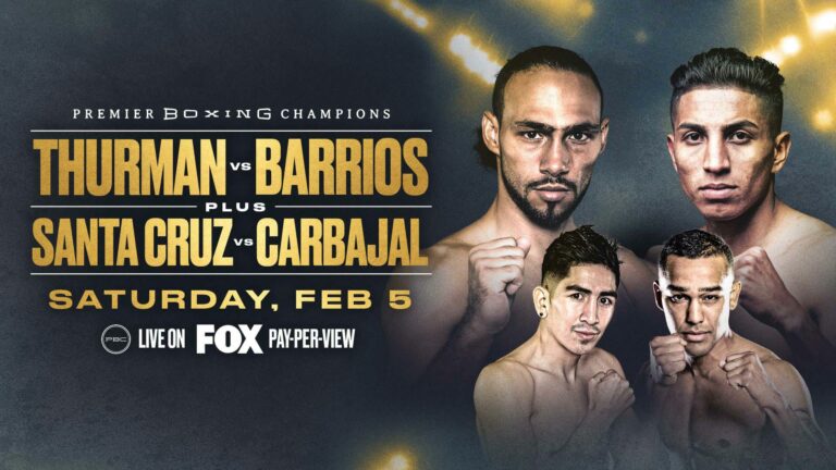 World Boxing Schedule of the Week Keith Thurman vs Barrios